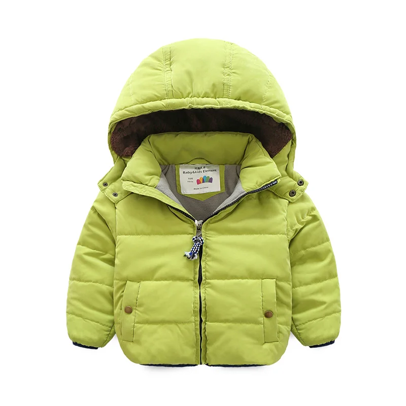 

Fashion Baby Cotton Outerwear Coats Parkas 2019 Winter Clothes Korean Children's Clothes Children Thicker Velvet Hooded Parkas