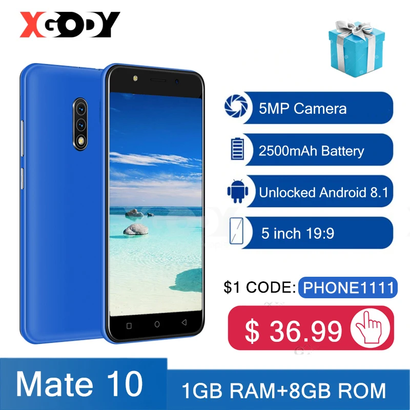 XGODY 3G Smartphone Android Unlocked Cellphone 1GB