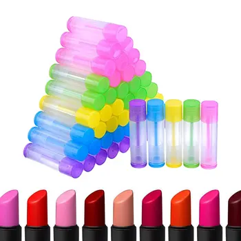 

100pcs Lip Balm Tubes Empty Lipstick Containers Lipstick Tube Chapstick Containers Lip Balm Tube for Handcraft