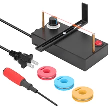 Маленький Горячий режущий станок Ленточный ленточный ручной автомат для горячей резки торговая марка Популярная веревочка электромеханический термальный резак Маленький Горячий режущий станок Ленточный ленточный ручной автомат для горячей резки торговая марка Популярная веревочка электромеханический термальный резак