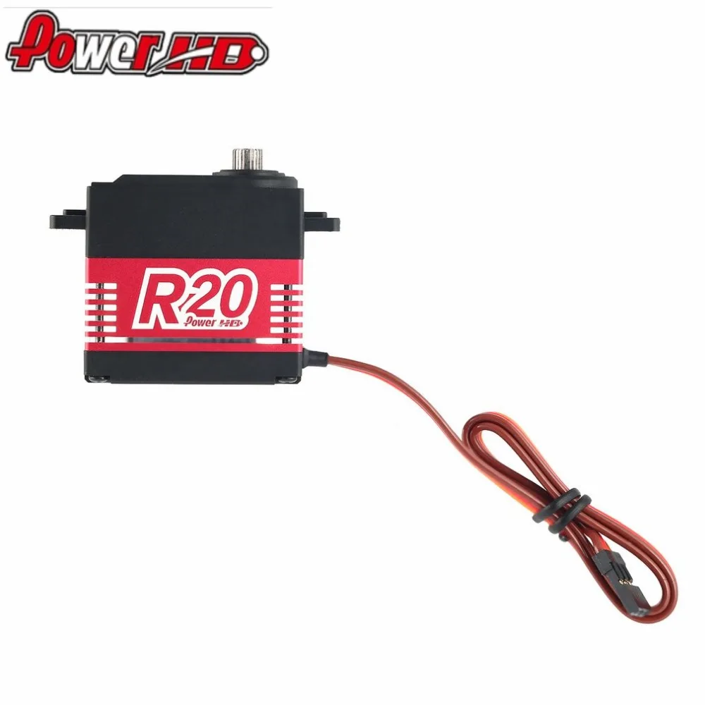 

POWER HD R20 Alloy Gear Digital Coreless High Voltage Servo with 20kg High Torque for RC Remote Control Car Boat Ship hz
