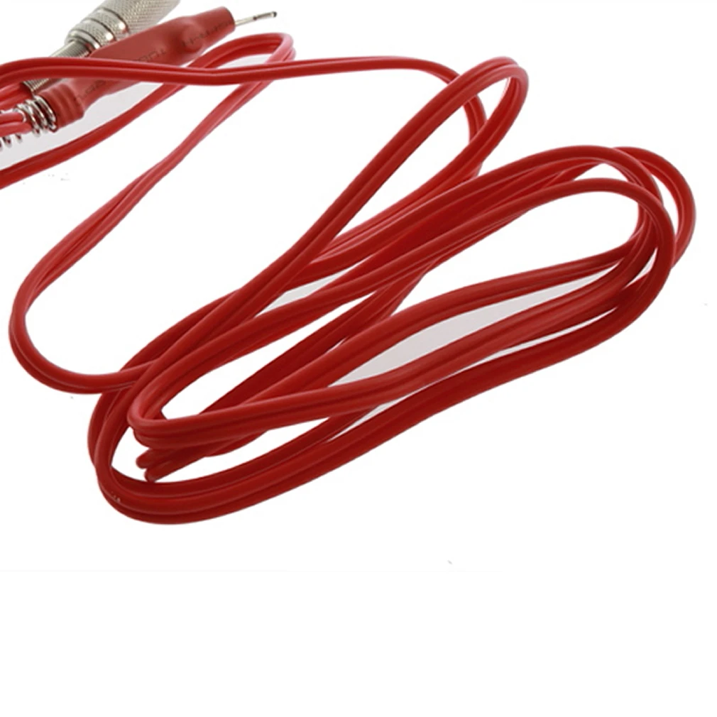 Stainless Steel Switch Power Supply Tattoo Clip Cord Phono Plug 6 Feet Power Supply Professional Tattoo Machine Accessories