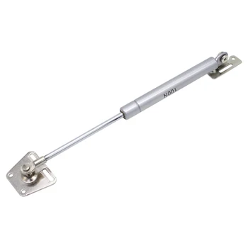 

100N Hydraulic Gas Strut Lift Support Door Cabinet Hinge Spring Cover Gas Stay Hinge With Fixing Plate TOB