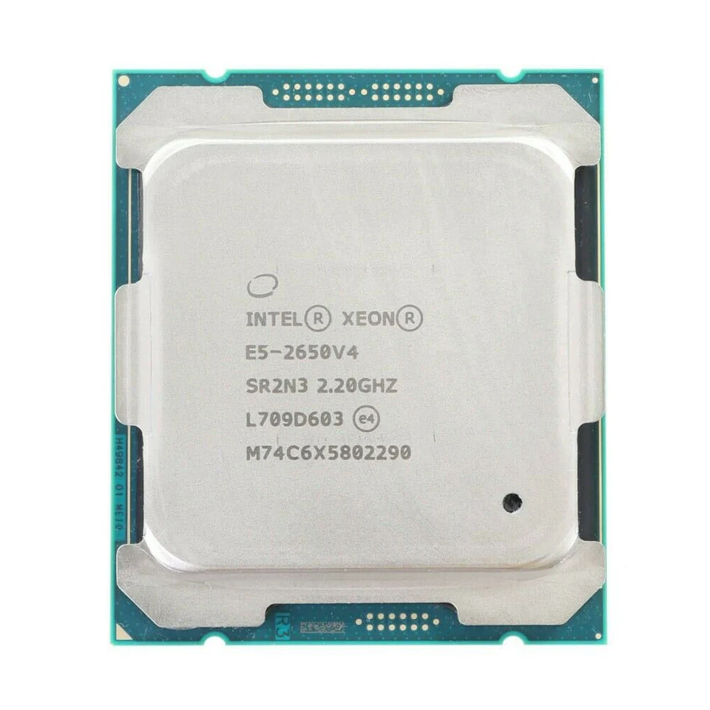 new cpu Intel Xeon E5 2650 V4 E5-2650V4 Processor SR2N3 2.2GHz Twelve nuclei 30M LGA 2011-3 CPU core processor