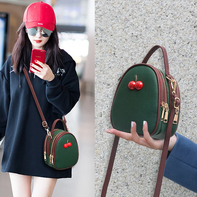 

Mobile Phone Bag Women's 2019 New Style Three Layer Mini Small Bag Versitile Fashion Crossbody Bag Taizhou