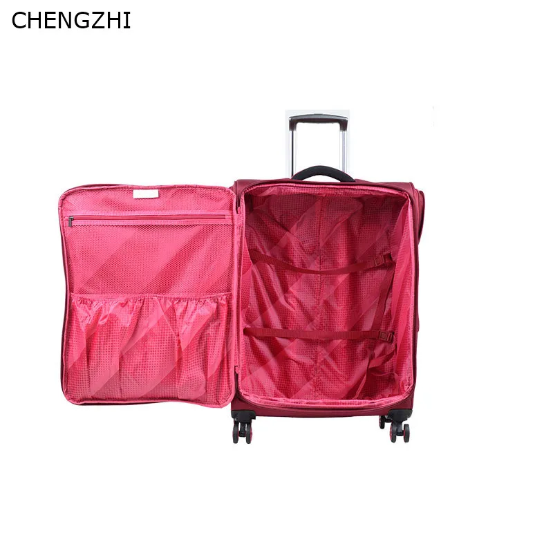 CHENGZHI 2" 24" 28 дюймов ультра-светильник дорожный костюм Чехол Оксфорд багаж на колёсиках набор женский чехол для посадки на колесиках для мужчин чемодан на колесиках