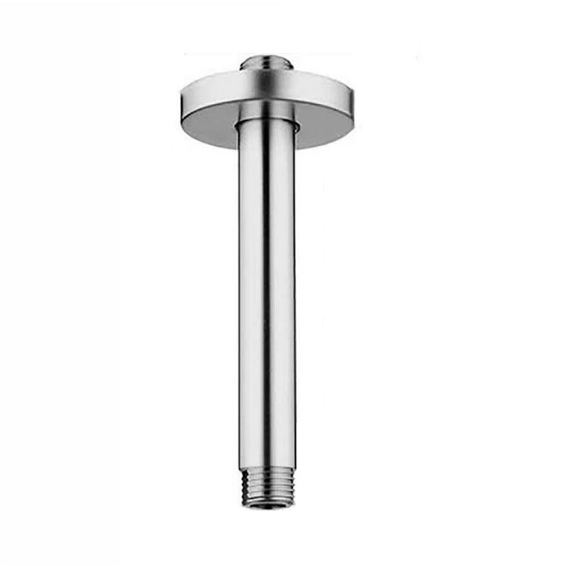 

1 Pcs Brass Chrome Plated Fixed Wall Mounted Round Bathroom Straight Shower Arm High Quality Household Supplies