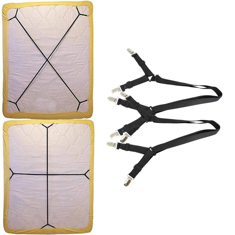 ABSS-Антискользящая эластичная лента фиксирующая клипса для длинных полосок, фиксированное покрывало, постельное белье, товары для дома