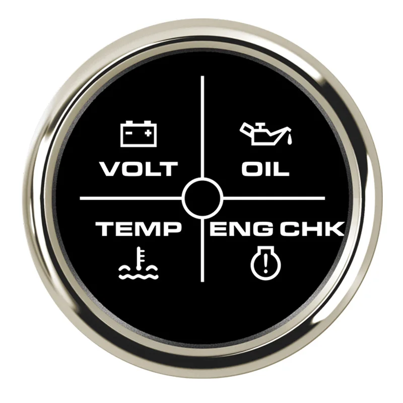 9-32 в 4 светодиода индикатор давления 52 мм масло давление воды температура