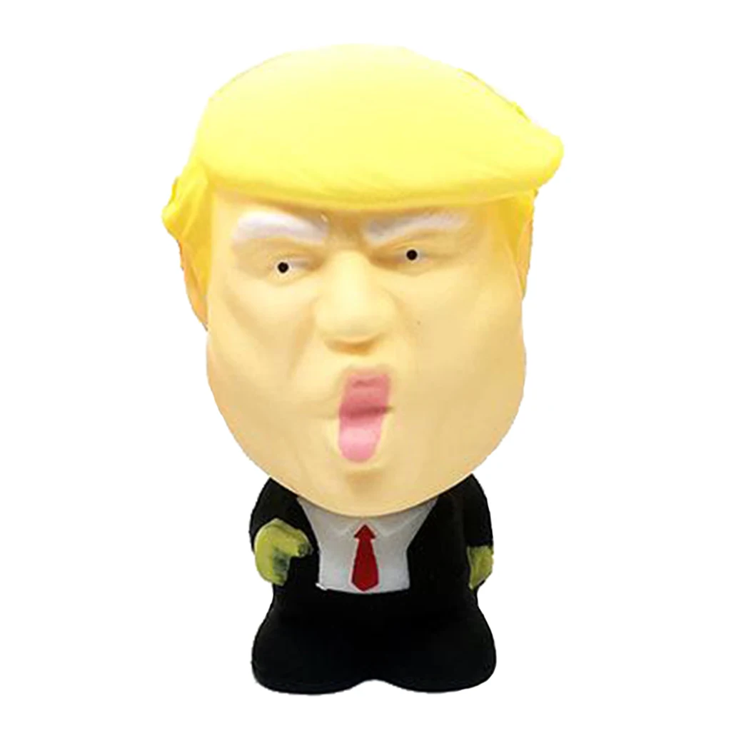 1pc Donald Trump Stress Squeezing Ball Jumbo Squishy Toy  Stress Relief Toys For Children Fun Joke Props Gift