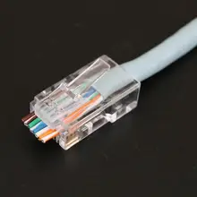 10PC RJ45 Netzwerk Modulare Stecker Cat6 CAT6e Stecker utp Unshielded Modulare Rj45 Stecker