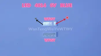 

For Quantum Dot TV Backlight Application JUFEI LED Backlight 1W 6V 4014 BLUE Backlight for LCD Monitor/TV