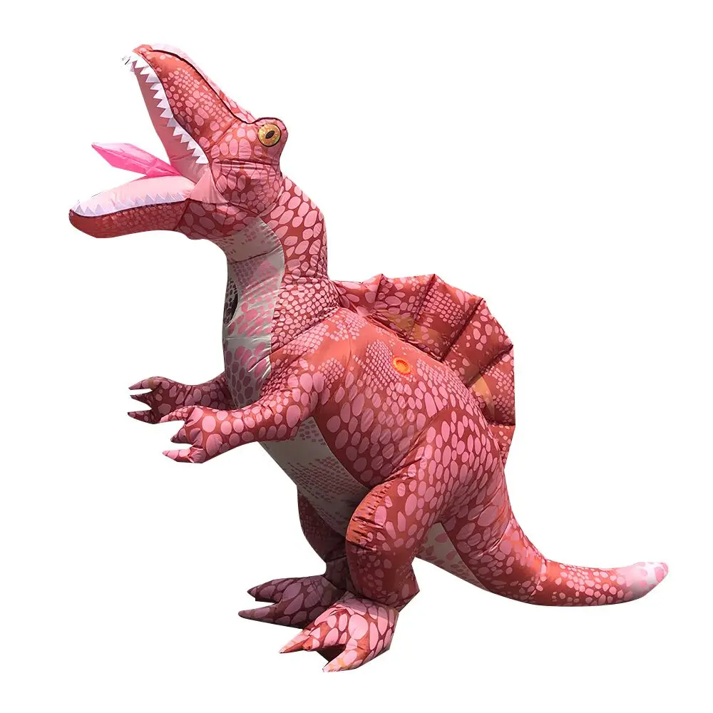 Adult Dinosaur Jumpsuit Halloween Cosplay Spinosaurus Costume Carnival Party Role Play Disfraz T-Rex Children Romper | Тематическая