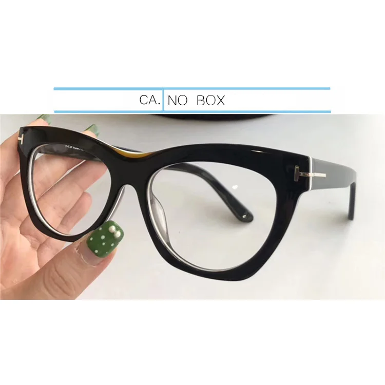 CA.-NO BOX IVSTA, высокое качество, TF5559, оптические очки, оправа для женщин, ручная работа, ацетат, роскошный бренд, дизайнерские линзы по рецепту, близорукость, для вздоха - Цвет оправы: CA.-NO BOX