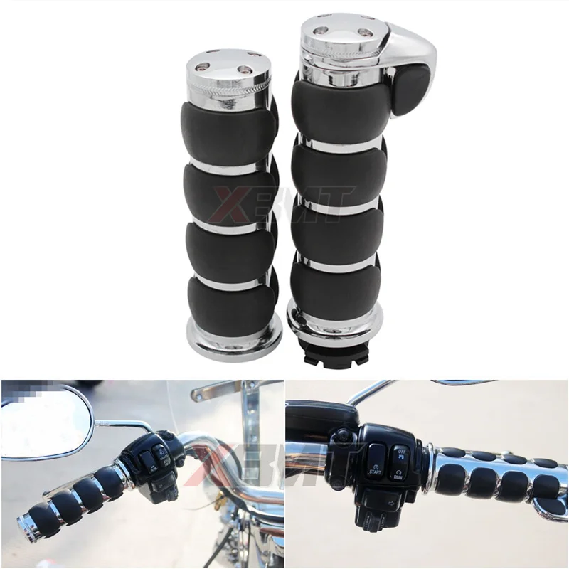 Мотоцикл 7/8 &quotили 1&quot Руль Ручки для Honda Shadow 400 750 1100 VTX1300 VTX1800 велосипеды крейсер