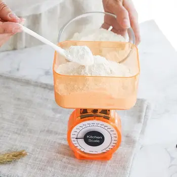 

Restaurant Cooking With Easy Reading Spring Scale Tool Food Scale Weighing Dial 1kg Mechanical Home Vegetables Portable Kit M4F9