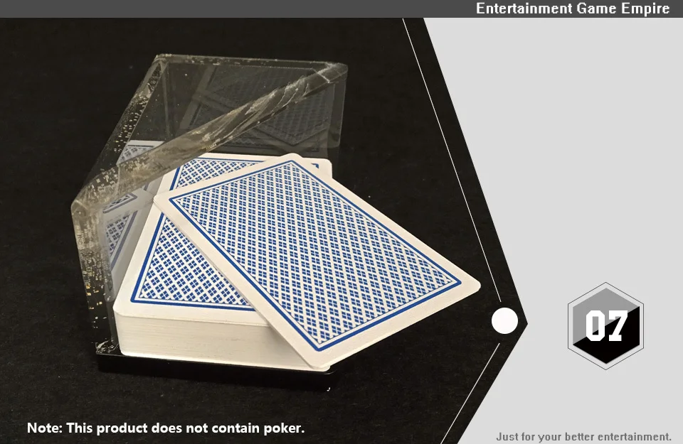 2 Yernea High-quality Poker Discard The Device Poker Recycling Shelves Card Recycler Acrylic Acrylic Transparent Crystal (7)