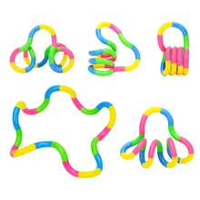 Tangle fidget brinquedo anti stress brinquedo torção adulto descompressão criança deformação corda perfeita para o estresse crianças para jogar brinquedos