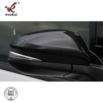 

ABS Carbon Fiber Side Door Rearview Mirror Cover Trim For Toyota Noah Voxy 80 Car Accessories