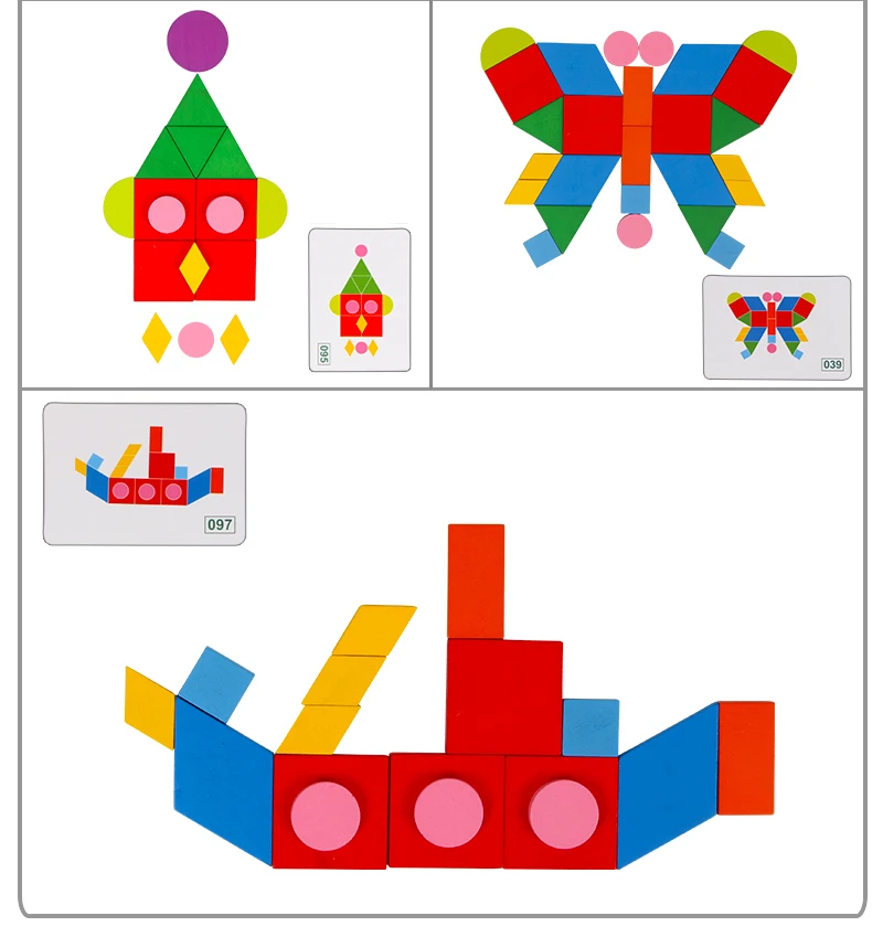 Candywood различные творческие головоломки Дети деревянные игрушки для головоломка для детей Дети Обучающие Игрушки для раннего развития Монтессори