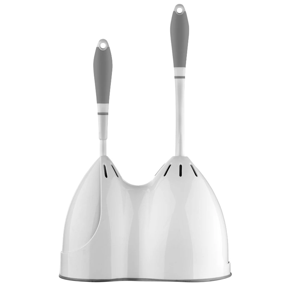 

Long Handle Bathroom Toilet Cleaning Kit With Dredger Brush Base Toilet Brush Holders Toilet Dredger With Base WC Decoration Set