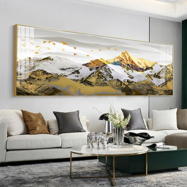 Extra Large Canvas Painting Oil Painting Golden Leaf Oversized Art Extra  Large Wall Art Large Abstract Painting For Living Room - Painting &  Calligraphy - AliExpress