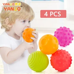 Ensemble de balles de Massage pour bébé de 0 à 12 mois, jouets sensoriels, toucher des mains, développement des sens tactiles 