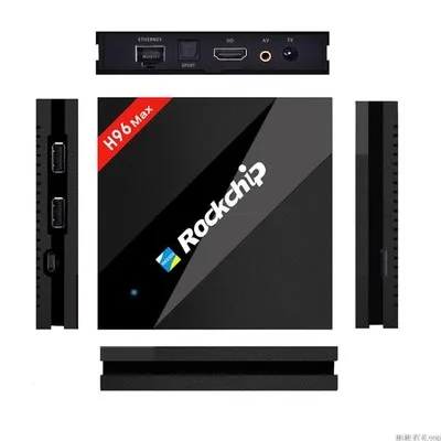 H96 MAX ТВ коробка H.265 4 K Android RK3399 Smart Декодер каналов кабельного телевидения