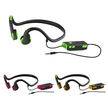 

Open Ear Bone Conduction Headphones, Sports Headphone With Waterproof Sweatproof and Noise Reduction Microphone for iPhone/ Andr
