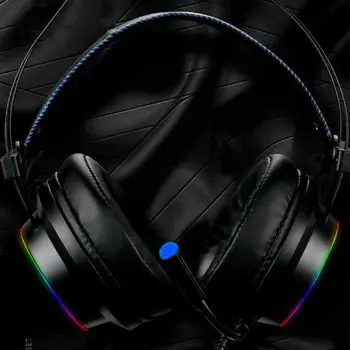 

7.1 Gaming Headset with Microphone for PC Computer Gamer Professional Headphone Y1AE