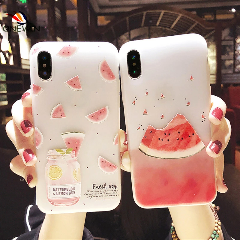 Lovebay телефон коробка iPhone 11 Pro 6 6S 7 8 + XR XS Max 3D расслабляющий цветок пламя арбуз лист