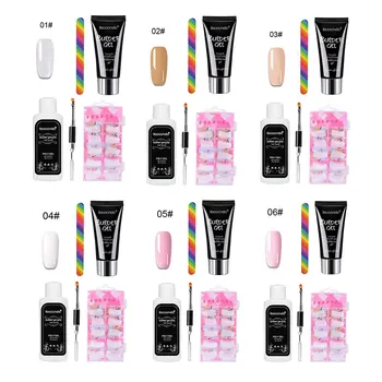 

Manicure Tool Silver Cover UV Extension Glue Fast Building Extension Glue Set Nail Extension Glue Set