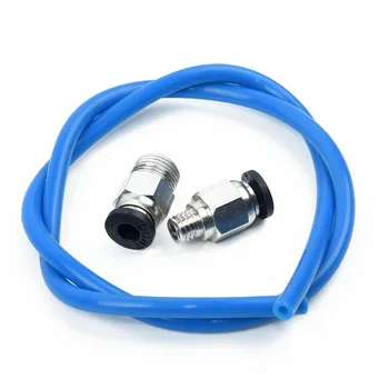 

For Ender 3 Upgraded PTFE 4mm Tube with PC4-M6 & PC4-M10 Pneumatic Connector Fit for Ender 3 Printer Accessory