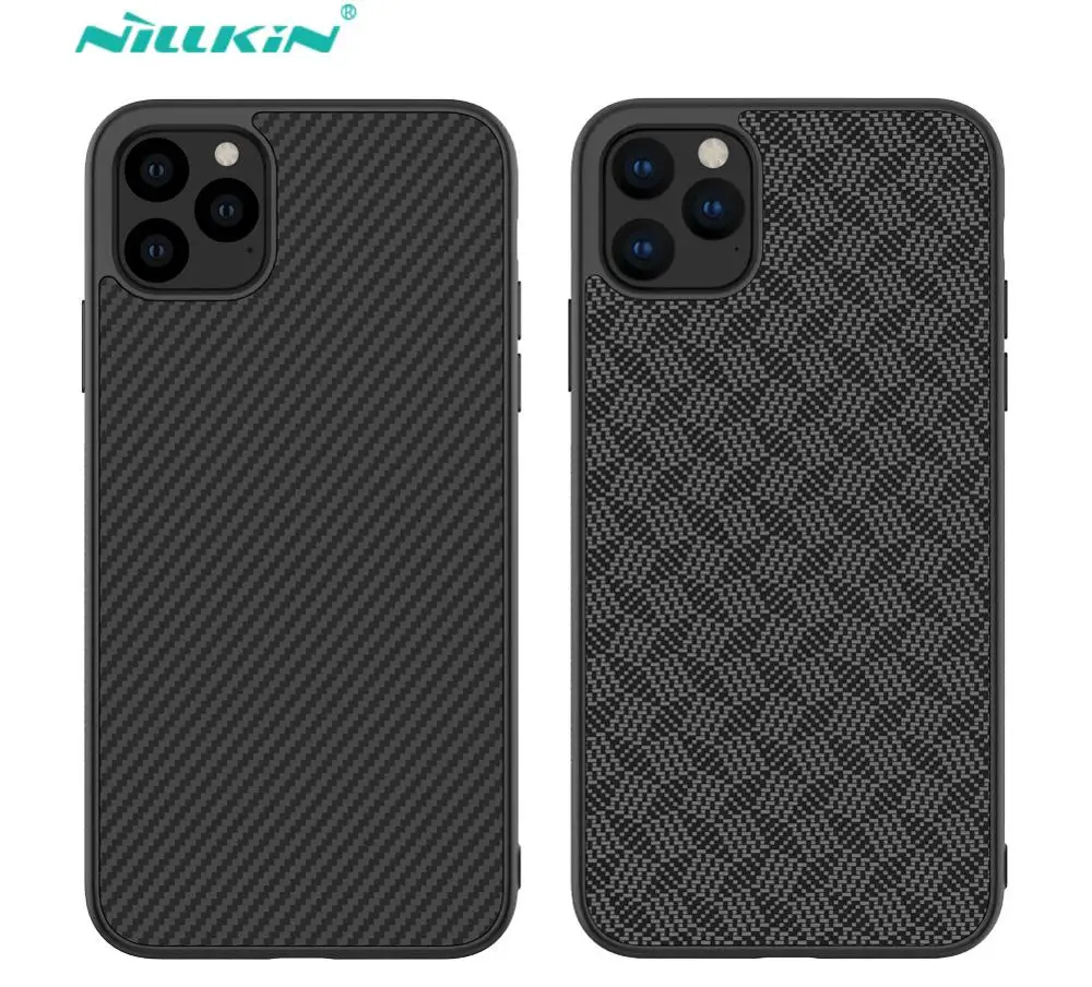 Чехол NILLKIN для iPhone 11/iPhone 11 Pro/iPhone Pro Max жесткий пластиковый чехол из углеродного