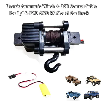 

kids toys игрушки Electrical Automatic Winch + 3CH Control Cable For WPL B36 C34 C44 MN90 Q65 RC Car наклейки наклейки hot sale