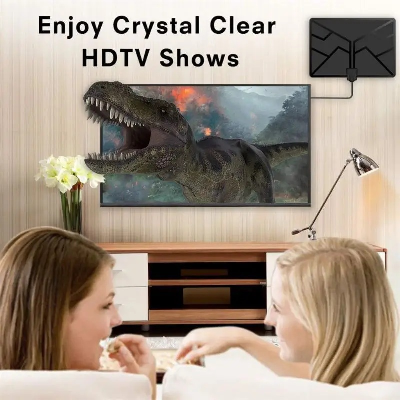1 комплект черная Смарт Интернет цифровая HD ТВ антенна DVB-T2 Hd Чистый спутниковый ресивер ТВ антенна с USB усилитель сигнала