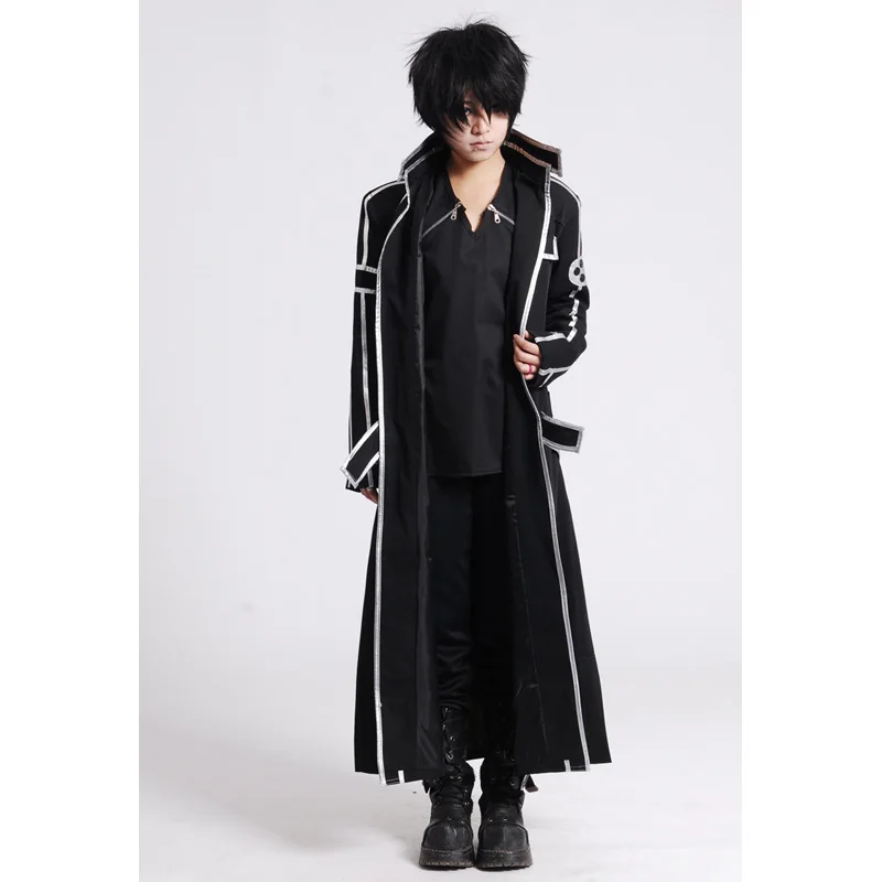 Anime Kirigaya Kazuto Cosplay Costumes Sword Art Online Kirito Shoes   Alicization Wigs Boots Uniform Set Adult Unisex00 (5)