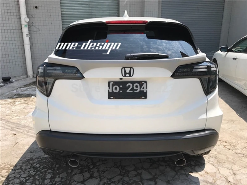 Авто ABS пластиковый Неокрашенный Цвет задний багажник на крыше крыло загрузки спойлер для Honda vezel HRV HR-V