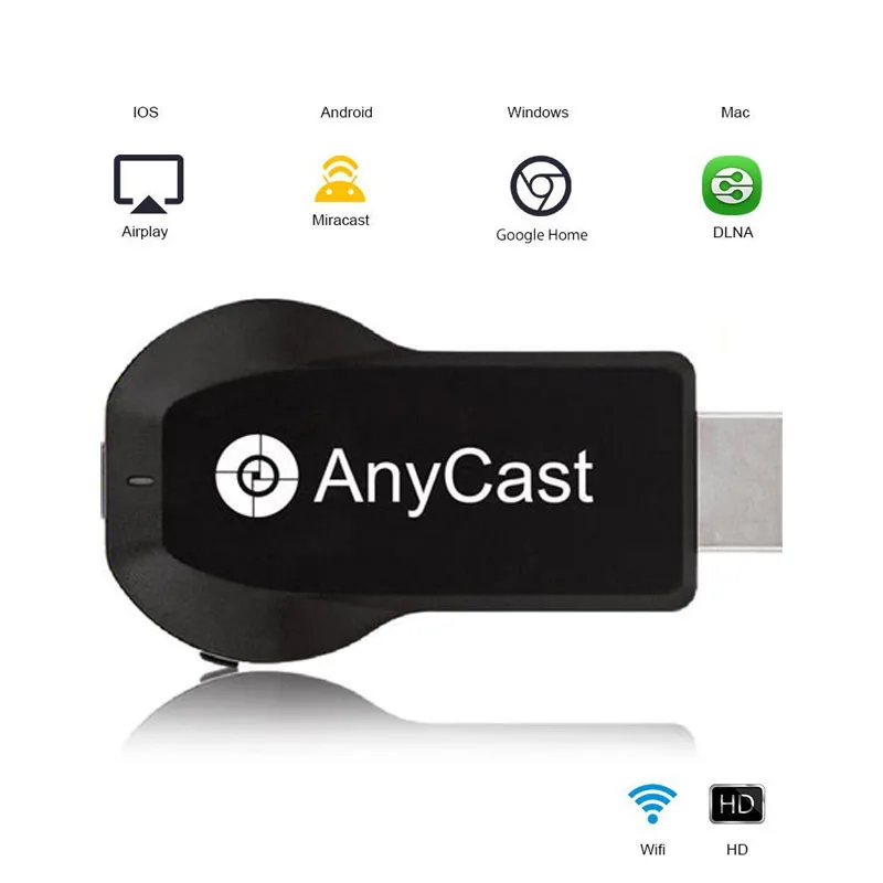 IOS12 4K AnyCast AirPlay Android Netflix HDMI беспроводной Wifi Дисплей адаптер видео для iPhone X XS MAX XR 6 7 8