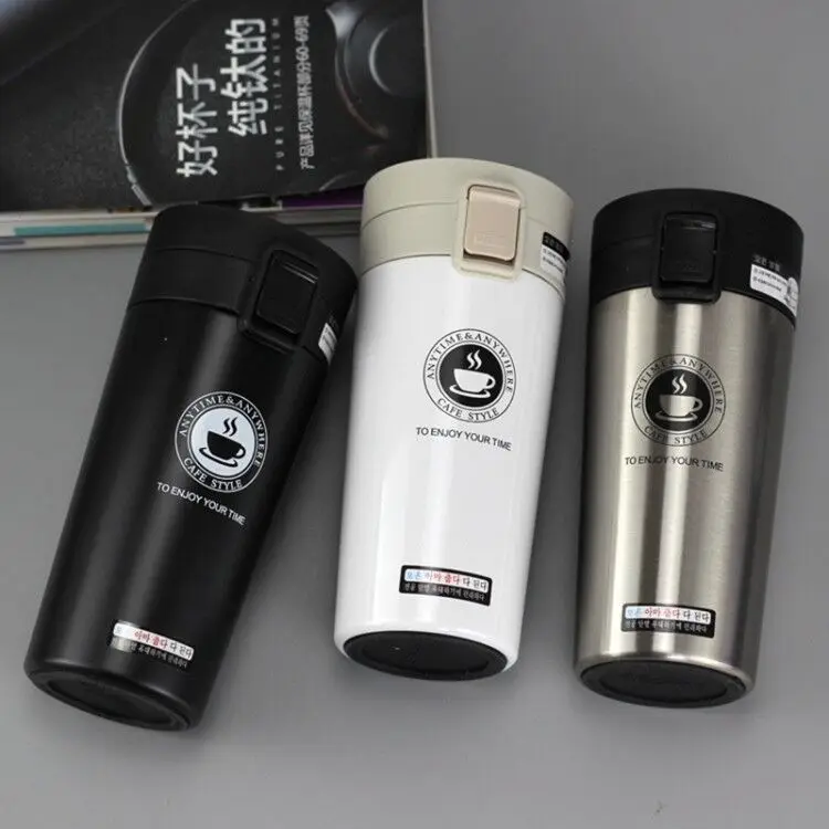 Premium Travel Coffee Mug Stainless Steel Thermos Tumbler Cups Vacuum Flask thermo Water Bottle Tea Mug Thermocup