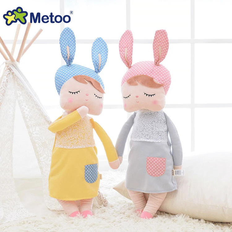 Metoo, плюшевая кукла, мягкие игрушки, животные, детские игрушки для детей, милая Анжела, кролик, Детская плюшевая игрушка, мягкие игрушки, подарок на Рождество, день рождения
