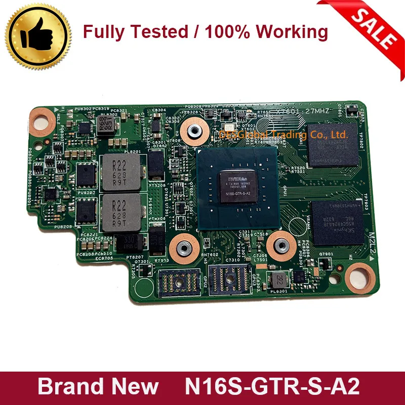 Абсолютно VGA Видео Графическая карта N16S-GTR-S-A2 для ноутбука Dell 7568 тест Быстрая