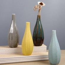 Изысканная ваза, керамическая, для дома, красочная, ручная работа, горшок для растений, креативный настольный декор, садовые украшения, домашний Ornamnet Декор