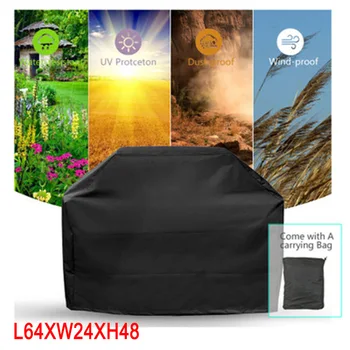 

BBQ Cover Waterproof Barbecue Covers Garden Patio Grill Protectors Multifunctional TUE88