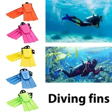 Professional Diving Fins Adult Adjustable Swimming Shoes Silicone Long Submersible Snorkeling Foot Monofin Diving Flippers