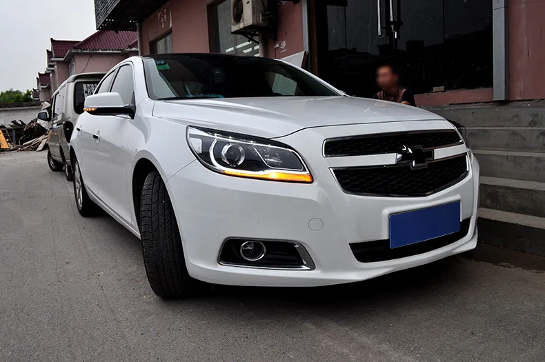 Автомобильный Стайлинг Головной фонарь чехол для Chevrolet фара Malibu s светодиодный фара Malibu DRL Объектив Двойной Луч Биксенон HID аксессуары