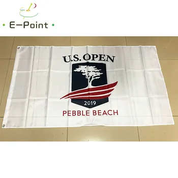 

US OPEN Pebble Beach Flag 90*150cm ( 3*5ft ) Size Christmas Decorations for Home Flag Banner Gifts