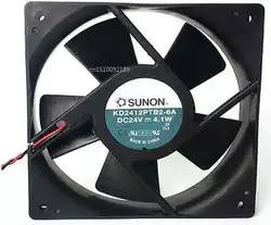 Для Охлаждения SUNON 12025 12 см KD2412PTB2-6A 24V 4,1 W 2-проводной инверторный вентилятор Бесплатная доставка