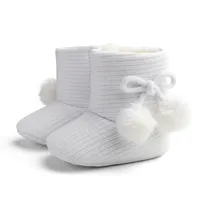 New Winter Super Warm Newborn Baby Girls First Walkers Shoes Infant Toddler Soft Soled Anti-slip Boots Booties 3