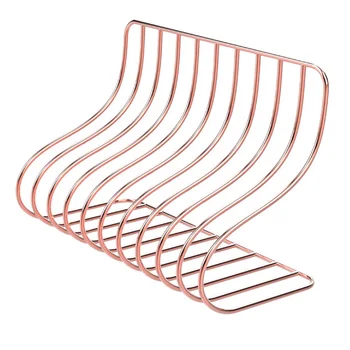 

Creative Metal S Shape Book Stand Stationary Bookends Shelf Holder Book Stand Office Desktop Organizer